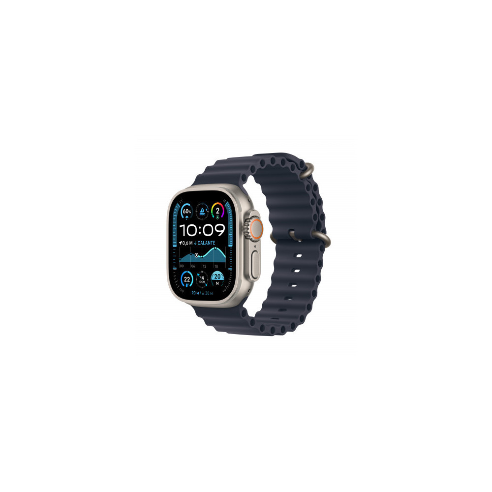 Apple Watch Ultra 2 GPS + Cellular 49mm Cassa Titanio Naturale con Blue Trail Loop - M/L