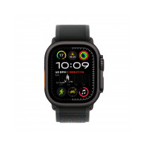Apple Watch Ultra 2 GPS + Cellular 49mm Cassa Titanio Nero con Nero Trail Loop - M/L