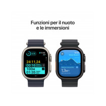 Apple Watch Ultra 2 GPS + Cellular 49mm Cassa Titanio Nero con Nero Trail Loop - M/L