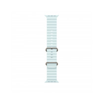Cinturino Apple Watch 44/45/46/49mm - Ocean - Titanio Naturale - Blu Ghiaccio - Misura Unica