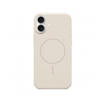Custodia Beats con Magsafe in Silicone per iPhone 16 Plus - Bianco Palladio
