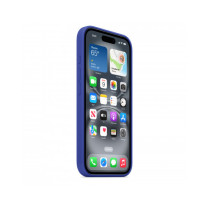 Custodia con Magsafe in Silicone per iPhone 16 - Blu Oltremare
