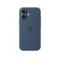 Custodia con Magsafe in Silicone per iPhone 16 - Denim