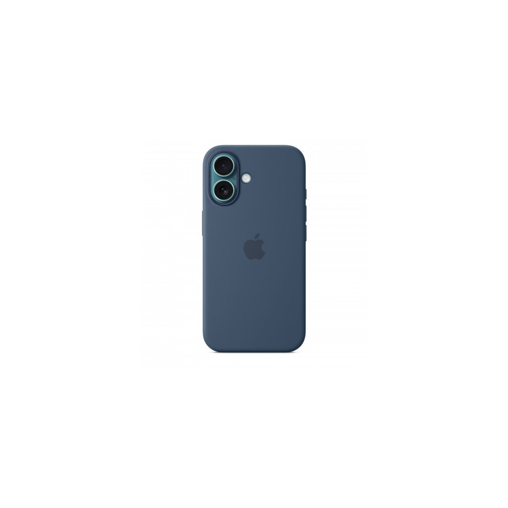 Custodia con Magsafe in Silicone per iPhone 16 - Denim