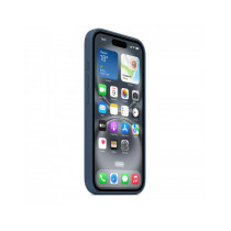 Custodia con Magsafe in Silicone per iPhone 16 - Denim
