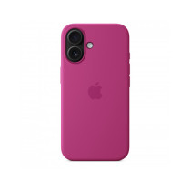 Custodia con Magsafe in Silicone per iPhone 16 - Fucsia
