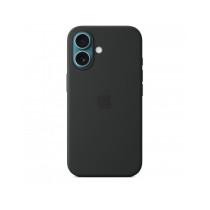 Custodia con Magsafe in Silicone per iPhone 16 - Nero