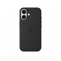 Custodia con Magsafe in Silicone per iPhone 16 - Nero