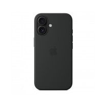 Custodia con Magsafe in Silicone per iPhone 16 - Nero