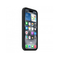 Custodia con Magsafe in Silicone per iPhone 16 - Nero