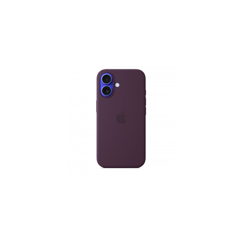 Custodia con Magsafe in Silicone per iPhone 16 - Prugna