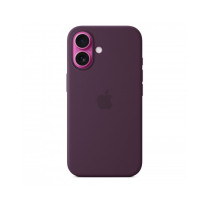 Custodia con Magsafe in Silicone per iPhone 16 - Prugna