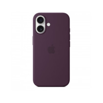 Custodia con Magsafe in Silicone per iPhone 16 - Prugna