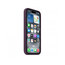 Custodia con Magsafe in Silicone per iPhone 16 - Prugna