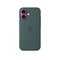 Custodia con Magsafe in Silicone per iPhone 16 - Verde Lago