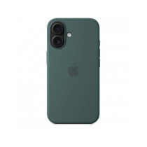Custodia con Magsafe in Silicone per iPhone 16 - Verde Lago