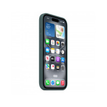 Custodia con Magsafe in Silicone per iPhone 16 - Verde Lago