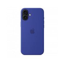 Custodia con Magsafe in Silicone per iPhone 16 Plus - Blu Oltremare
