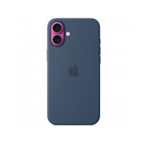 Custodia con Magsafe in Silicone per iPhone 16 Plus - Denim