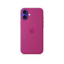 Custodia con Magsafe in Silicone per iPhone 16 Plus - Fucsia