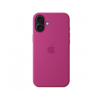 Custodia con Magsafe in Silicone per iPhone 16 Plus - Fucsia