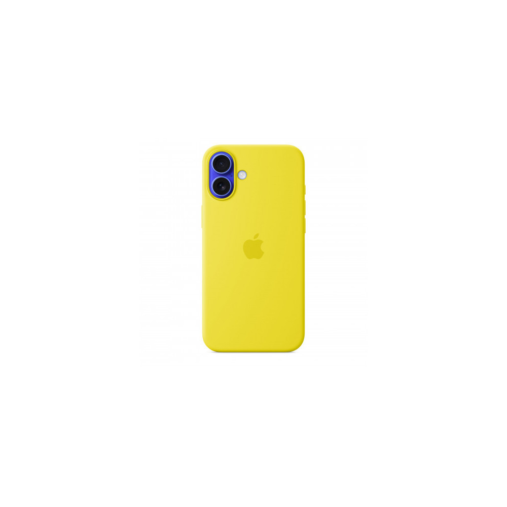 Custodia con Magsafe in Silicone per iPhone 16 Plus - Giallo carambola