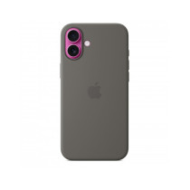 Custodia con Magsafe in Silicone per iPhone 16 Plus - Grigio Pietra