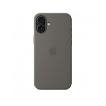 Custodia con Magsafe in Silicone per iPhone 16 Plus - Grigio Pietra