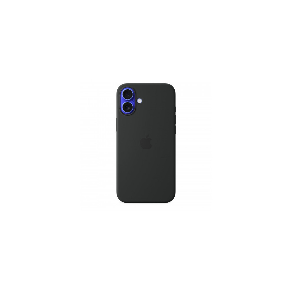 Custodia con Magsafe in Silicone per iPhone 16 Plus - Nero