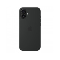 Custodia con Magsafe in Silicone per iPhone 16 Plus - Nero