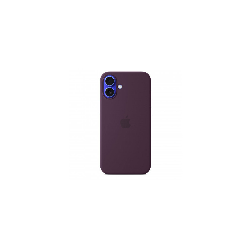 Custodia con Magsafe in Silicone per iPhone 16 Plus - Prugna