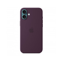 Custodia con Magsafe in Silicone per iPhone 16 Plus - Prugna