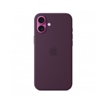 Custodia con Magsafe in Silicone per iPhone 16 Plus - Prugna