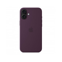 Custodia con Magsafe in Silicone per iPhone 16 Plus - Prugna