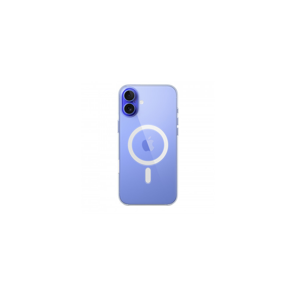 Custodia con Magsafe in Silicone per iPhone 16 Plus - Trasparente
