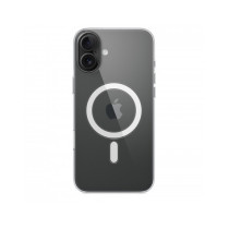 Custodia con Magsafe in Silicone per iPhone 16 Plus - Trasparente