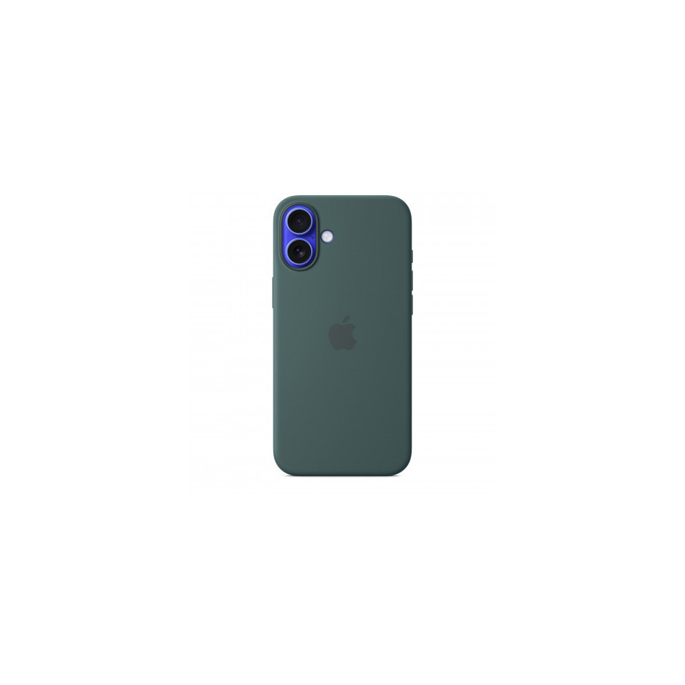 Custodia con Magsafe in Silicone per iPhone 16 Plus - Verde Lago