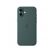 Custodia con Magsafe in Silicone per iPhone 16 Plus - Verde Lago