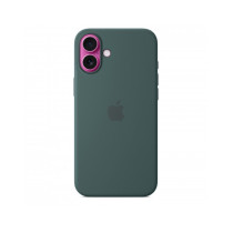 Custodia con Magsafe in Silicone per iPhone 16 Plus - Verde Lago