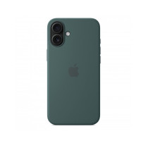 Custodia con Magsafe in Silicone per iPhone 16 Plus - Verde Lago