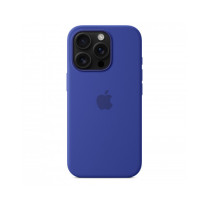 Custodia con Magsafe in Silicone per iPhone 16 Pro - Blu Oltremare