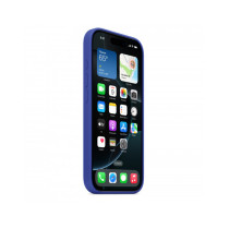 Custodia con Magsafe in Silicone per iPhone 16 Pro - Blu Oltremare