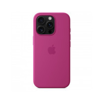 Custodia con Magsafe in Silicone per iPhone 16 Pro - Fucsia