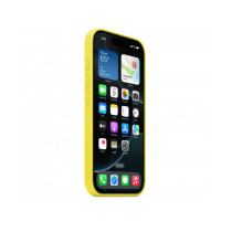 Custodia con Magsafe in Silicone per iPhone 16 Pro - Giallo carambola