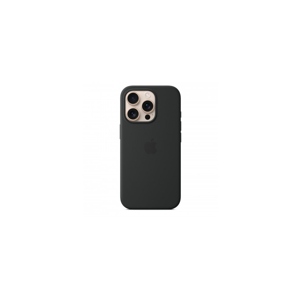 Custodia con Magsafe in Silicone per iPhone 16 Pro - Nero