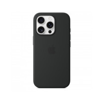Custodia con Magsafe in Silicone per iPhone 16 Pro - Nero