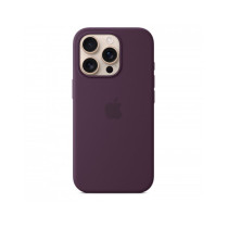 Custodia con Magsafe in Silicone per iPhone 16 Pro - Prugna
