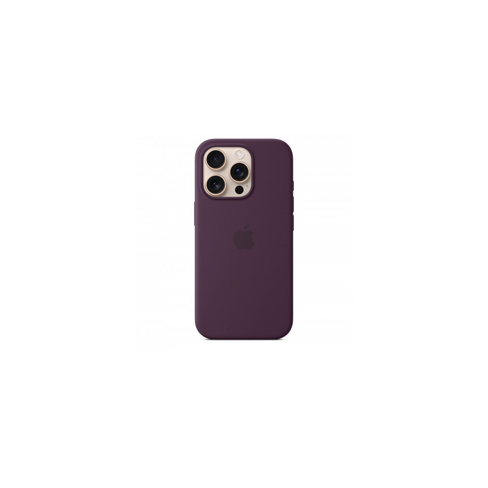 Custodia con Magsafe in Silicone per iPhone 16 Pro - Prugna