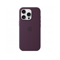 Custodia con Magsafe in Silicone per iPhone 16 Pro - Prugna
