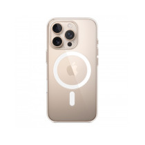 Custodia con Magsafe in Silicone per iPhone 16 Pro - Trasparente